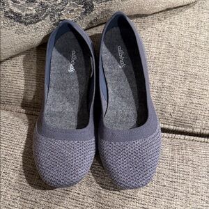 Allbirds Tree Breezers Flats Women’s Size 9 Gray Knit Ballet Shoes BNNU
